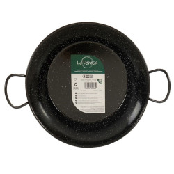 Paella Pan Ø 24 cm Enamelled Steel (6 Units)