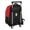 School Rucksack with Wheels Sevilla Fútbol Club Black Red 28 x 34 x 10 cm