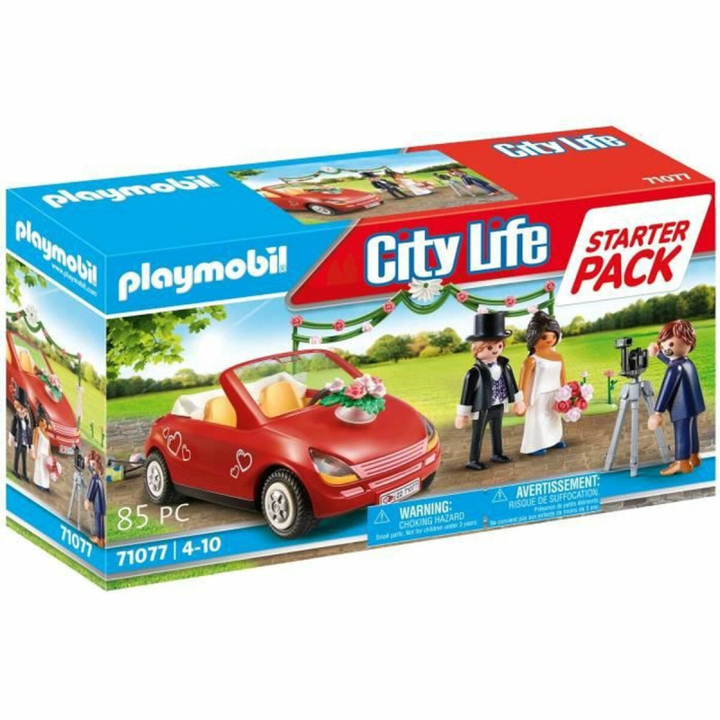 Vehicle Playset Playmobil 71077 85 Pieces Wedding