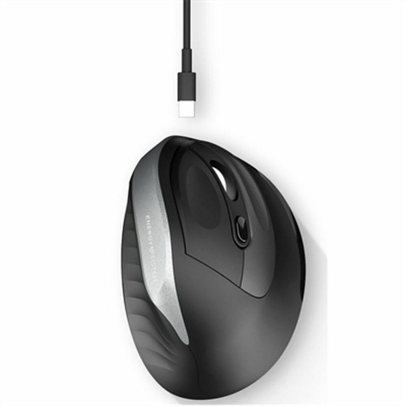 Optical Wireless Mouse Energy Sistem Office Mouse 5 Comfy Black Black/Grey