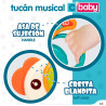 Musical Rattle Colorbaby Tucán 14,5 x 14,5 x 3 cm (6 Units)