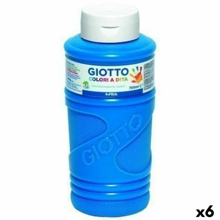 Finger Paint Giotto Blue 750 ml (6 Units)