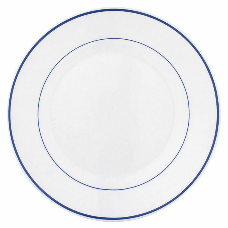 Plate set Arcoroc Restaurant Bicoloured Glass (Ø 23 cm) (6 uds)