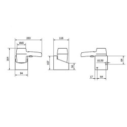 Hairdryer Jofel Wall Bracket White 1200 W