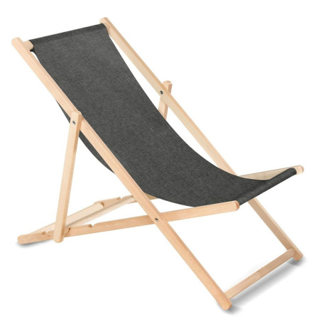 Sun-lounger Greenblue GB183M Black beech wood