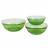 Set of bowls Duralex   Green With lid 3 Pieces (4 Units)