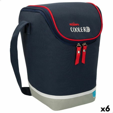 Cool Bag Aktive Navy Blue 19 x 29 x 19 cm (6 Units)