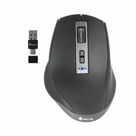 Mouse NGS BLUR-RB Black Wireless 3200 DPI