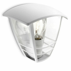 Wall Light Philips Creek 19,5 cm White Metal Aluminium A+ E27