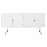 Sideboard DKD Home Decor   White Golden Fir MDF Wood 160 x 42 x 80 cm