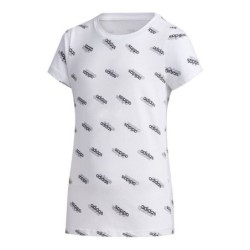 Child's Short Sleeve T-Shirt Adidas Sportswear White