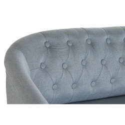 Sofa DKD Home Decor Blue Polyester Rubber wood (107 x 61 x 71 cm)