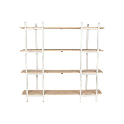 Shelves Home ESPRIT White Metal Fir 188 x 42 x 180 cm