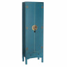 Cupboard ORIENTE Blue Iron DMF 55 x 33 x 185 cm