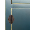 Cupboard ORIENTE Blue Iron DMF 55 x 33 x 185 cm