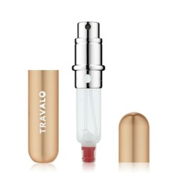 Rechargeable atomiser Classic HD Gold Travalo (5 ml) Classic hd 5 ml