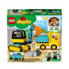 Playset Lego DUPLO Construction 10931 Truck and Backhoe