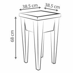 Planter EDA   Vegetables Seed tray 38,5 x 38,5 x 68 cm