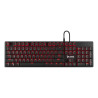 Keyboard Savio RX FULL Black Red QWERTY