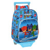 School Rucksack with Wheels PJ Masks 26 x 34 x 11 cm Blue