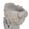 Planter Grey Cement Face 27 x 22 x 31 cm