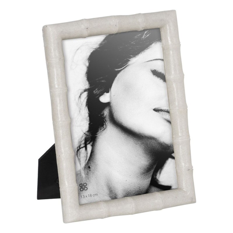 Photo frame White Polyresin 15,7 x 2 x 20,5 cm