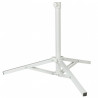 Base for beach umbrella Aktive White Metal 61 x 49,5 x 61 cm (6 Units)