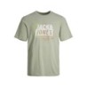 Men’s Short Sleeve T-Shirt Jack & Jones JCOMAP SUMMER 12257908 Green