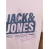 Men’s Short Sleeve T-Shirt Jack & Jones JCOMAP SUMMER LOGO 12257908 Pink