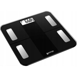 Digital Bathroom Scales Oromed ORO-SCALE BLUETOOTH BLACK Black