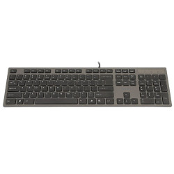 Keyboard A4 Tech KV-300H QWERTY Black Grey Monochrome Black/Grey