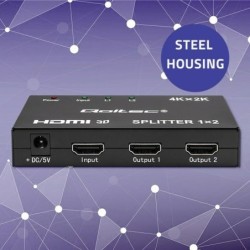 HDMI switch Qoltec 51796 Black