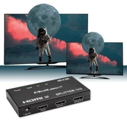 HDMI switch Qoltec 51796 Black