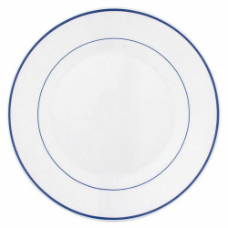 Plate set Arcoroc Restaurant Bicoloured Glass (Ø 23 cm) (6 uds)