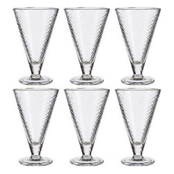 Ice Cream and Milk Shake Glass Transparent Glass 340 ml (24 Units)