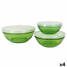 Set of bowls Duralex   Green With lid 3 Pieces (4 Units)