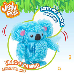 Fluffy toy Eolo Jiggly Pets Koala 18 x 16 x 9,5 cm (4 Units)