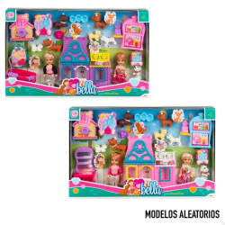 Playset Colorbaby Bella 4 Units 5,5 x 12 x 3,5 cm Pets