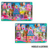 Playset Colorbaby Bella 4 Units 5,5 x 12 x 3,5 cm Pets