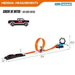 Racetrack Speed & Go 4 Units 124 x 20,5 x 14 cm