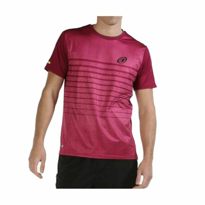 Men’s Short Sleeve T-Shirt Bullpadel Litis Fuchsia Men