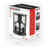 Drip Coffee Machine Haeger CM-800.001B 800W Black 800 W 550 W