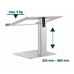 Folding and Adjustable Laptop Stand GEMBIRD NBS-D1-02