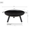 Brazier Aktive Circular Exterior Garden 59 X 28 X 59 CM