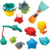 Set of Bath Toys Infantino Bath Set 17 Pieces underwater