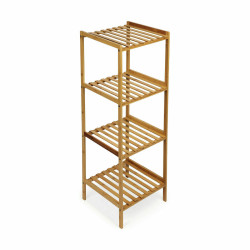 Shelves Confortime Natural 4 Shelves Bamboo 35 x 35 x 100 cm (2 Units)