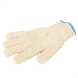 Barbecue glove Aktive 24 Units Beige