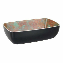 Bowl Viejo Valle 165936 Black Melamin 26,5 x 16,2 x 7,5 cm (6 Units)