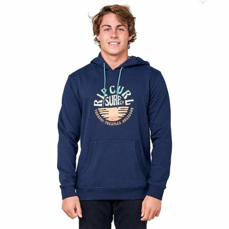 Men’s Hoodie Rip Curl Down The Line Pop Over Dark blue