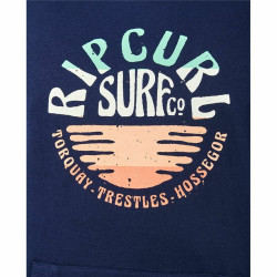 Men’s Hoodie Rip Curl Down The Line Pop Over Dark blue